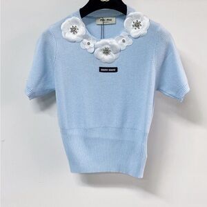 MIUMIU Women's Knitted Sleeveless Vest